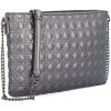 Kabelka crossbody Le Sands strieborná 4376 TI
