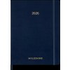 Moleskine 13 Monate Essential Wochenkalender, 1 Wo = 2 Seiten, vertikal, XXL, fester Einband, Saphirblau