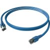 Easylan CP1KBBBBB0015 RJ45 sieťové káble, prepojovacie káble CAT 6A S/FTP 1.5 m modrá dvojžilový tienený, bez halogénov, samozhášavý 1 ks; CP1KBBBBB0015