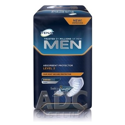 TENA Men Level 3 inkontinenčné vložky pre mužov 1x16 ks