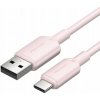 Vention CTQPF USB 2.0 A Male to C Male 3A, 1m, růžový