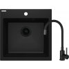DEANTE DEANTE - Evora grafit - Granitový drez vrátane batérie ZQJNN103