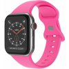AppleKing silikónový remienok s motýlikovou prackou pre Apple Watch Ultra 49mm / 46mm / 45mm / 44mm / 42mm - neónovo ružový - možnosť vrátiť tovar ZADARMO do 30tich dní