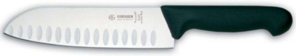 Giesser MesserNůž japonský santoku s kulatým výbrusem 18 cm