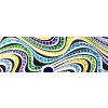 Dimex fototapeta Modrozelená mozaika M-361 | 330 x 110 cm (Vliesová fototapeta | lepidlo zdarma)