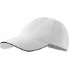 Malfini 6P SANDWICH 306 Čiapka unisex Biela-Tmavomodrá