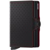 Secrid Twinwallet Perforated Black Red čierna