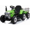 Mamido Mamido Elektrický traktor s vlečkou Blow zelený
