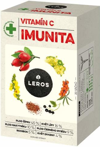 LEROS Imunita Vit.C Šípek&Rakytník 20 x 2 g