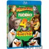 Madagaskar 1.-3. + Tučňáci z Madagaskaru kolekce Blu-ray