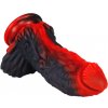 Dildo MONSTERED Dragon Yong čiernočervené