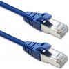 Qoltec Kábel Patchcord FTP | CAT6 | 2 x RJ-45 | 3 m | Vysoká rýchlosť | Zlato | Tienený