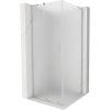 Mexen Velar L sprchový kút na posuvanie 90 x 90 cm, mráz, brúsený nikel - 871-090-090-33-97