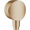 Hansgrohe FixFit S - Nástenné kolienko so spätným ventilom, kartáčovaný bronz 26453140