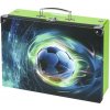 BAAGL Skládací školní kufřík Fotbal Míč s kováním