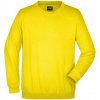 James&Nicholson pánsky sveter cez hlavu JN040 sun yellow