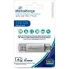 USB kľúč MediaRange MR938 128 GB USB 3.0, USB 3.1 typ C strieborný