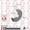 Brzdový bubon ZIMMERMANN 180.5103.20