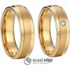Steel Wedding Snubné prstene chirurgická ocel SSPL007 veľkosť: 54