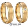 Steel Wedding Snubné prstene chirurgická ocel SSPL007 veľkosť: 52