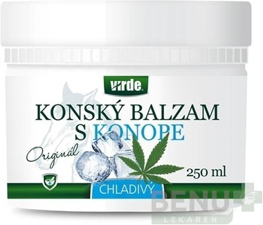 Virde konský balzam s konopím chladivý 250 ml