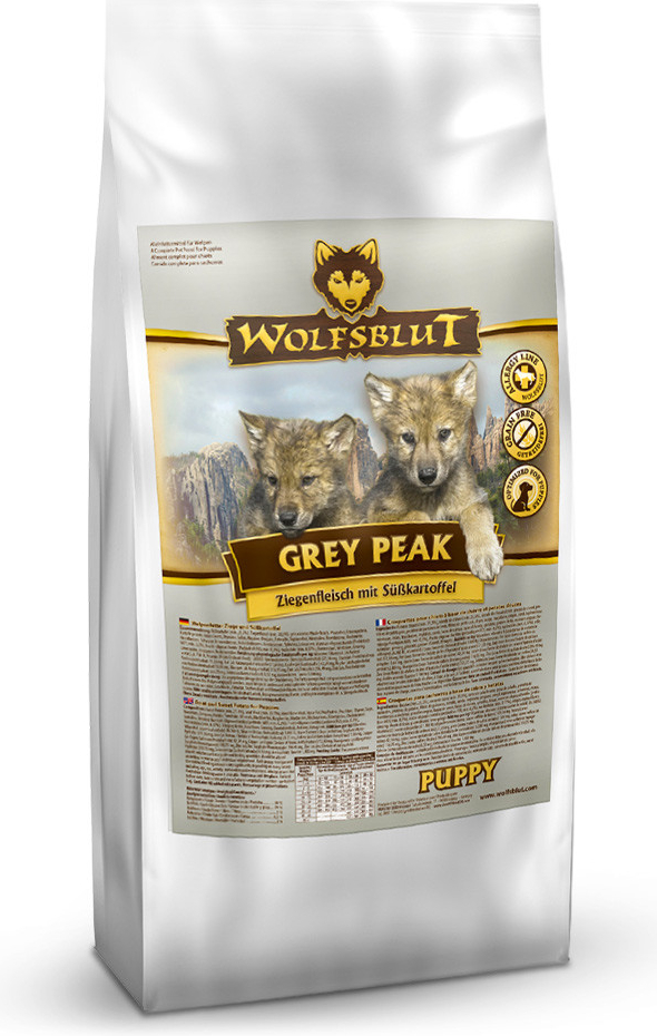 Wolfsblut Grey Peak Puppy koza s batátmi 15 kg