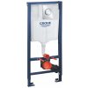 Grohe Rapid SL - Predstenová inštalácia s nádržkou pre závesné WC, súprava Fresh a tlačidlo Nova Cosmopolitan S, chróm 39581000