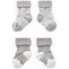 Stay on Socks Detské ponožky 2 páry Silver Grey