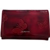 Katrin's Fashion Dámska kožená peňaženka Jorita p002-v - Červená p002-v