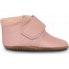 Pom Pom dětské kožené bačkůrky se suchým zipem pro první krůčky Rose