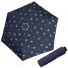 DOPPLER Fiber Havanna Timeless Blue Dots - dámský skládací deštník modrá 722365T01