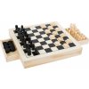 small foot Drevený kompaktný šach 3v1