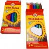 Koh-i-Noor pastelky 24 ks – trojhranné slabé, ergonomické