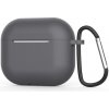 Ochranné pouzdro na Apple Airpods 3, silikónové hladké Farva: Šedá