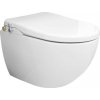 EBS Urban City Závesné WC Rimless s bidetovým sedadlom, biele 1 set