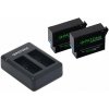 PATONA nabíječka pro digitální kameru Dual GoPro Hero 9/Hero 10/Hero 11/Hero 12/ 2x baterie 1730mAh (PT9885B)