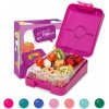 Klarstein schmatzfatz easy snack box 4 priehradky 18 x 15 x 5 cm FHX001-SF-NL-prsn