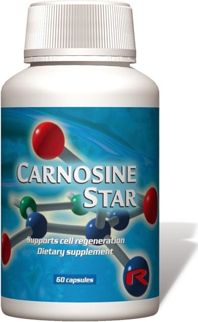 Starlife Carnosine Star antioxidant pre spomalenie starnutia 60 kapsúl