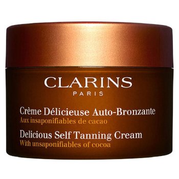 Clarins Sun Self-Tanners samoopaľovací krém na tvár a telo s kakaovým maslom 150 ml