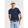 TRIČKO GANT SLIM PIQUE SS T-SHIRT EVENING BLUE