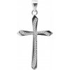Šperk Holíč Kamienkový strieborný prívesok krížik TM17