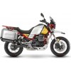Kompletná sada bočných hliníkových kufrov SHAD TERRA 36L/47L, vrátane montážnej sady SHAD MOTO GUZZI V 85 TT