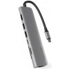 Epico 7v1 Multimedi Hub 8K s USB-C konekt. - šedá 9915112100071