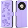 VSETKONAMOBIL 69575 ART CLOVER Peňaženkový obal pre Honor Magic6 Lite 5G fialový