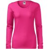 MALFINI Dámske tričko s dlhým rukávom Slim - Purpurová | XL