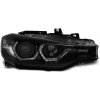 TUNING-TEC Predné svetlá, BMW 3 F30/F31, 2011-2015, ANGEL EYES LED BLACK DRL