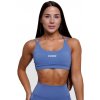 GymBeam Sportovní podprsenka FIT Steel Blue - XXL - modrá