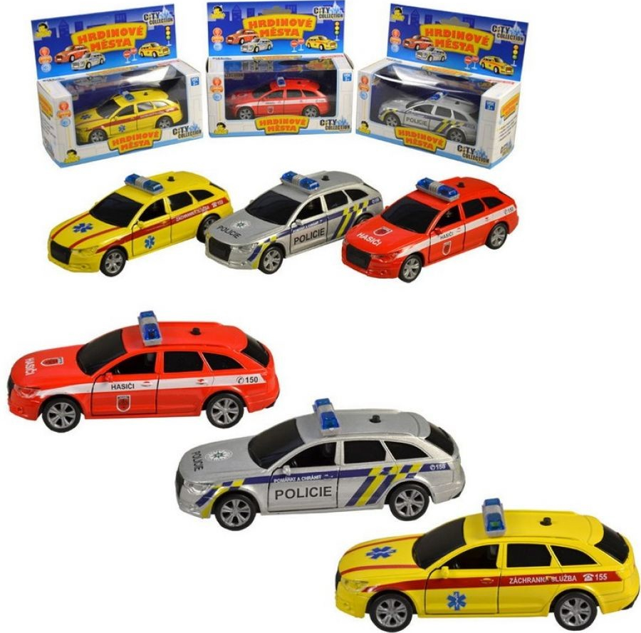 City Collection Autíčko polícia/ambulancie/hasiči