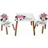 Arditex Detský stôl so stoličkami – Minnie Mouse STAR0577