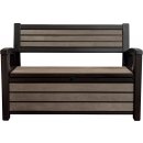 KETER HUDSON STORAGE BENCH hnedá